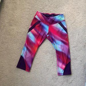 Reebok Cropped Rainbow Leggings